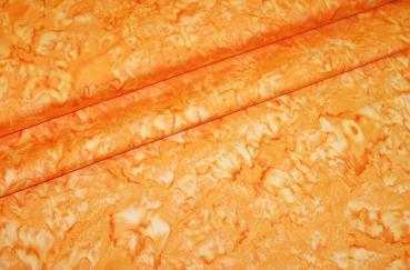 Batik Patchworkstoff orange