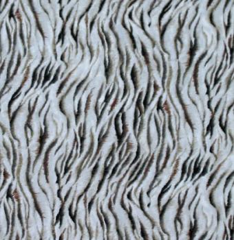Patchworkstoff Wellen braun