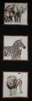 Patchworkstoff Panel "Kenya"