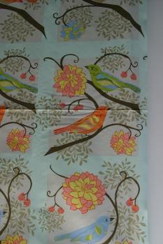 Patchworkstoff Panel mit Vögeln