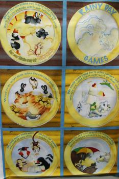 Patchworkstoff Kinderbuch "Rainy Days"