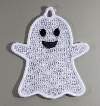 Halloween Aufhänger - Geist in weiss