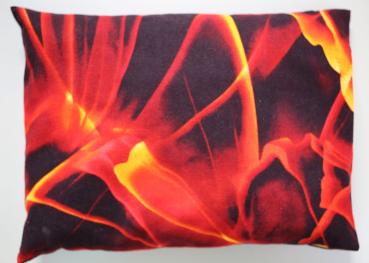 Kirschkernkissen Flammen