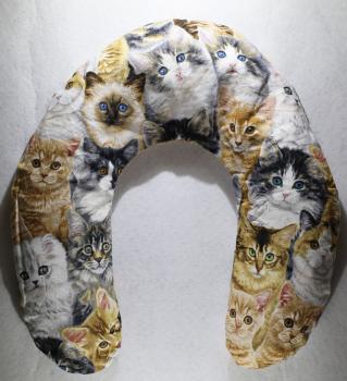 Kirschkern- Nackenkissen Katzen