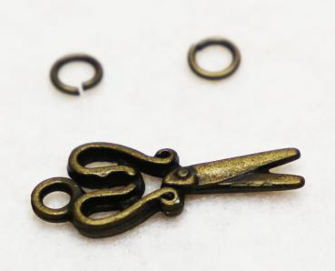 Figur - Anhänger Schere