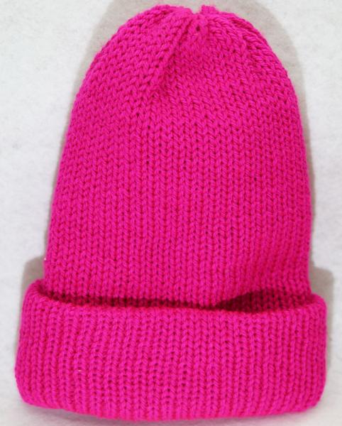 Beanie neon pink