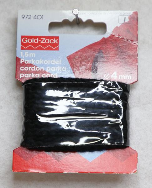 Parkakordel schwarz