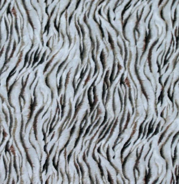 Patchworkstoff Wellen braun