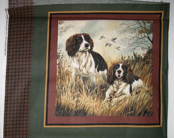 Patchworkstoff Panel Hunde